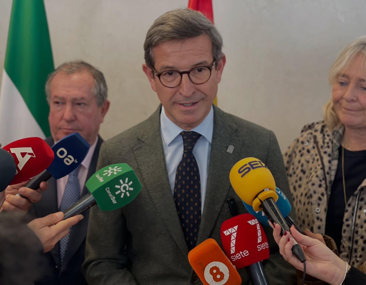 Paradela confía en que EDP retrase y no cancele sus proyectos de hidrógeno verde en Los Barrios. Foto: Sofía Furse / 8Directo.