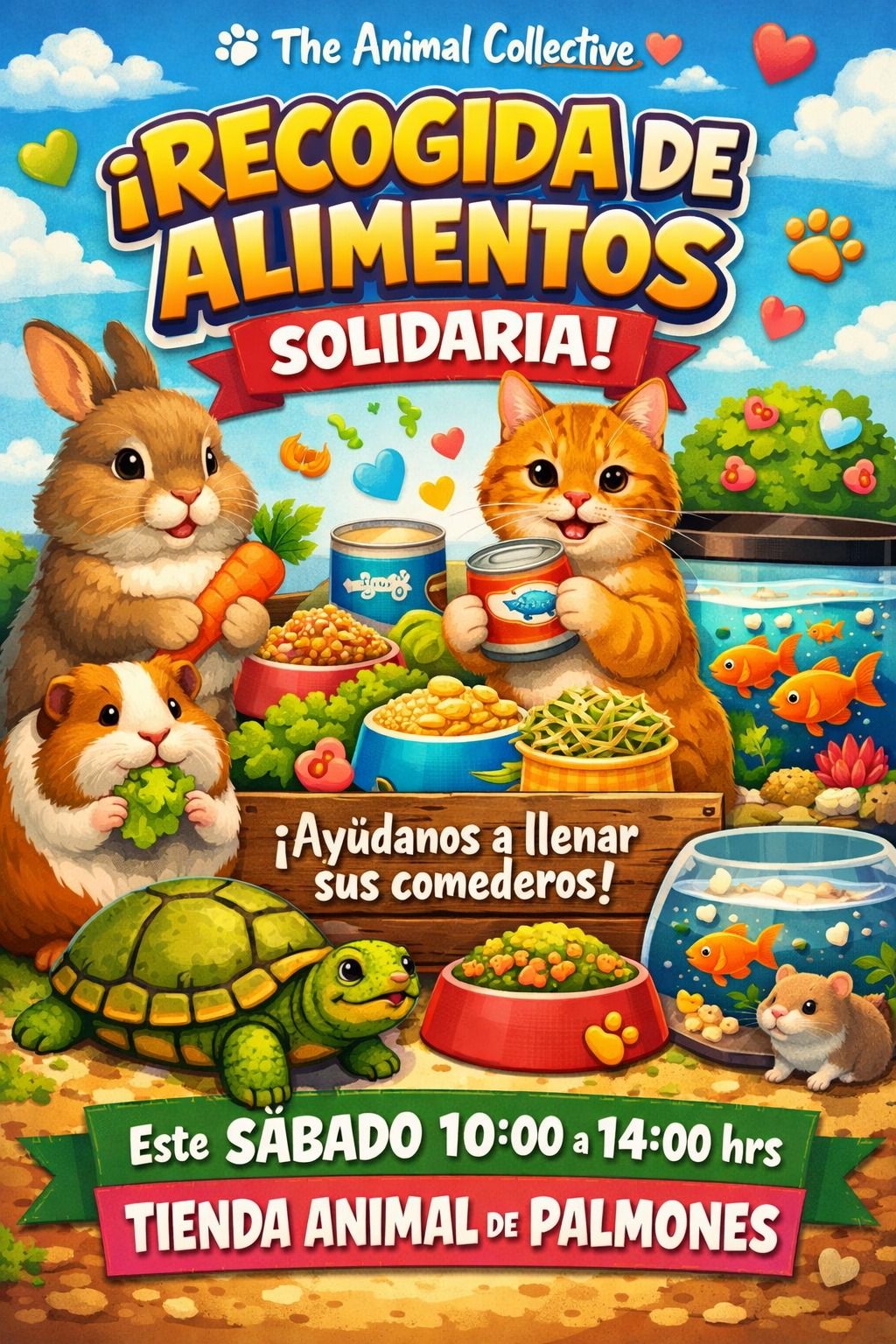 The Animal Collective regresa este sábado a Palmones con una recogida solidaria de alimentos