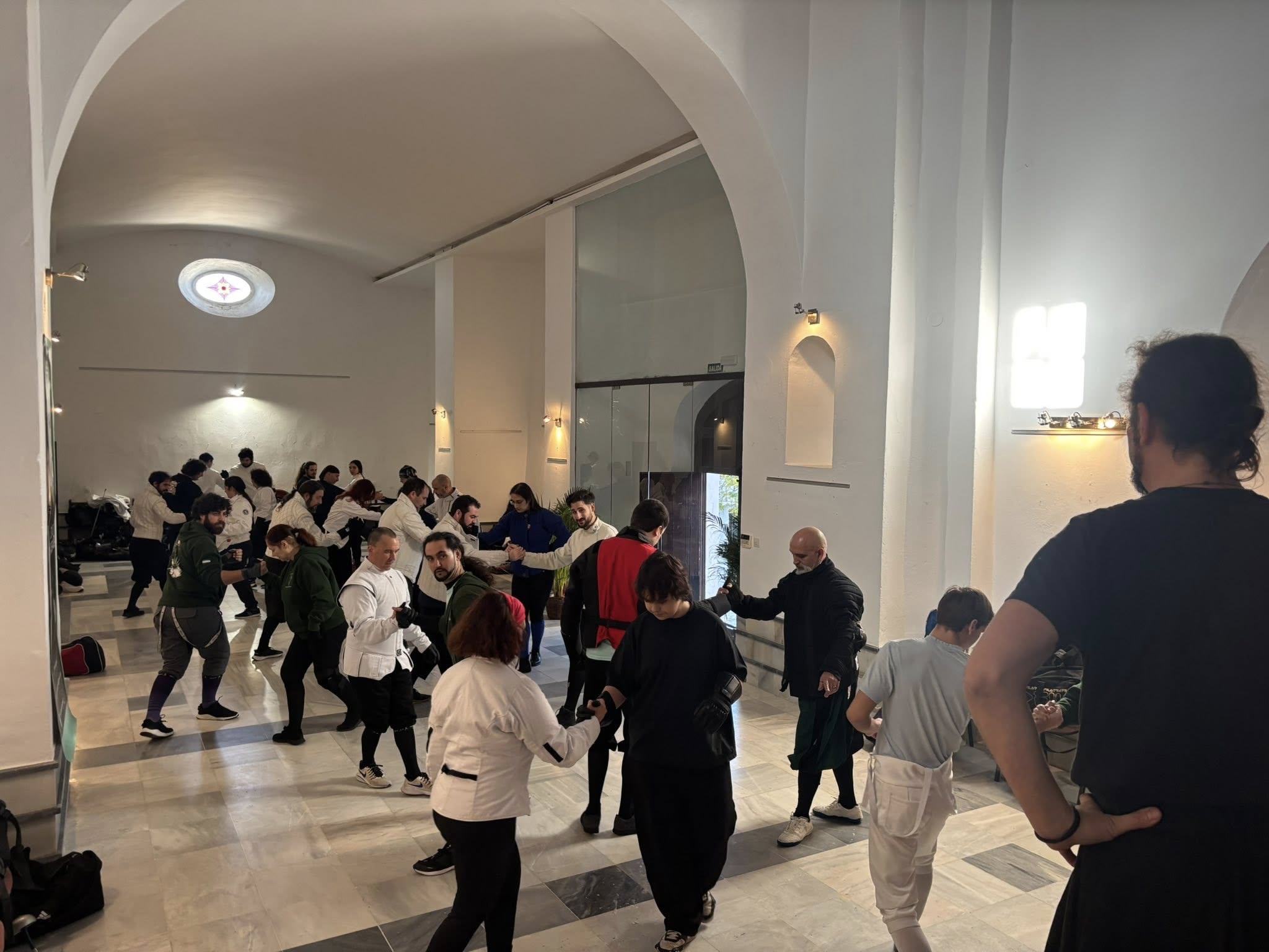 Más de 40 personas de todo el país se reúnen en Castellar en el Encuentro Nacional de Esgrima Histórica 