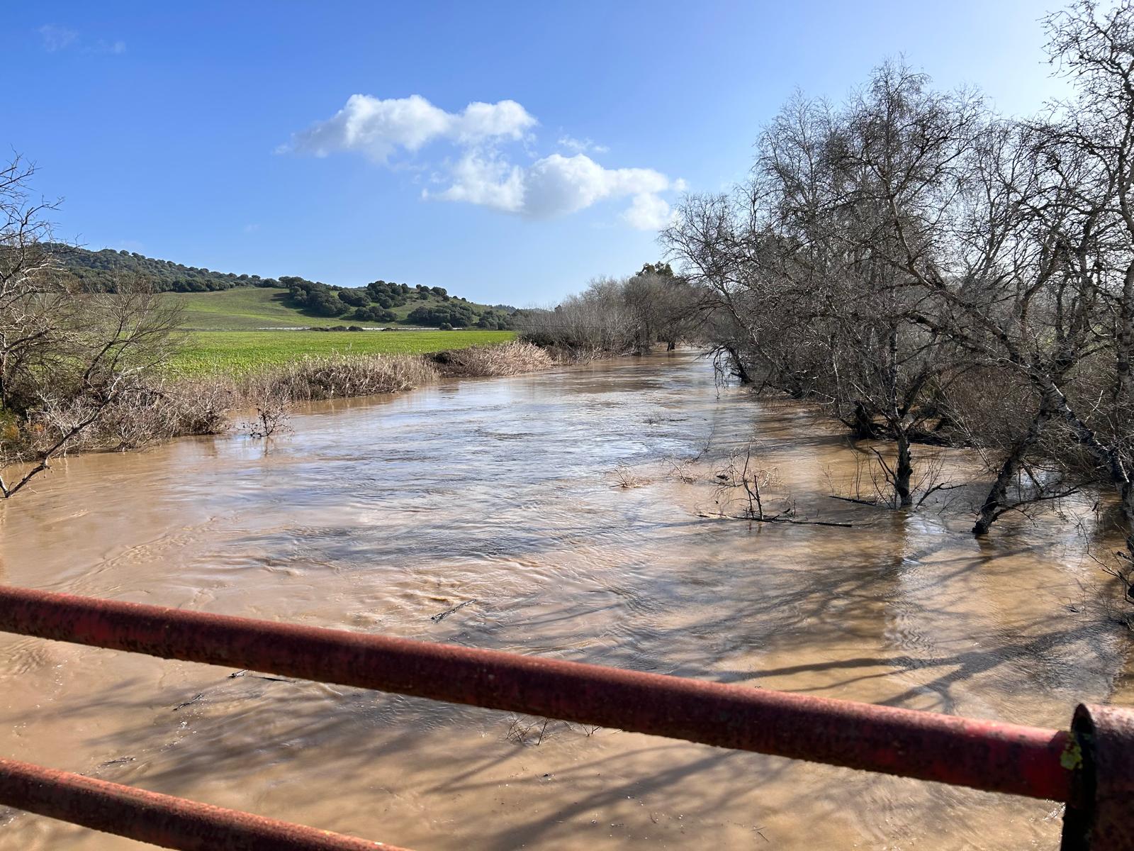 Imagen de archivo de un río desbordado en Castellar.