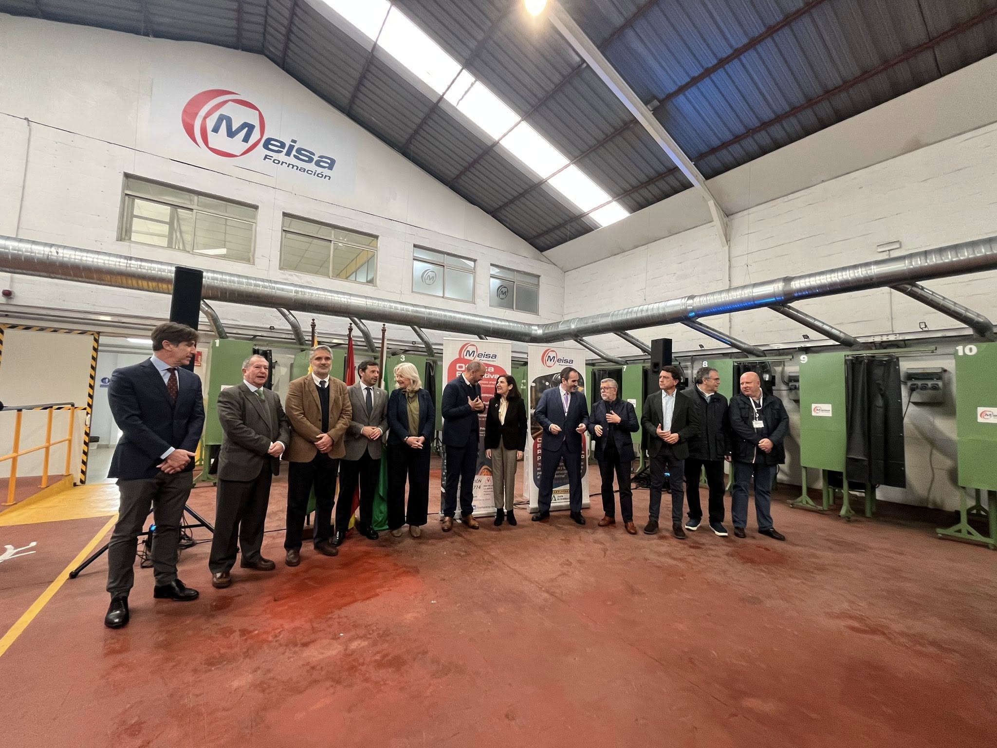 Inauguración del nuevo Centro de Formación de la empresa de servicios industriales Meisa. La Junta destina más de 6 millones a formación para el empleo en el Campo de Gibraltar desde 2022