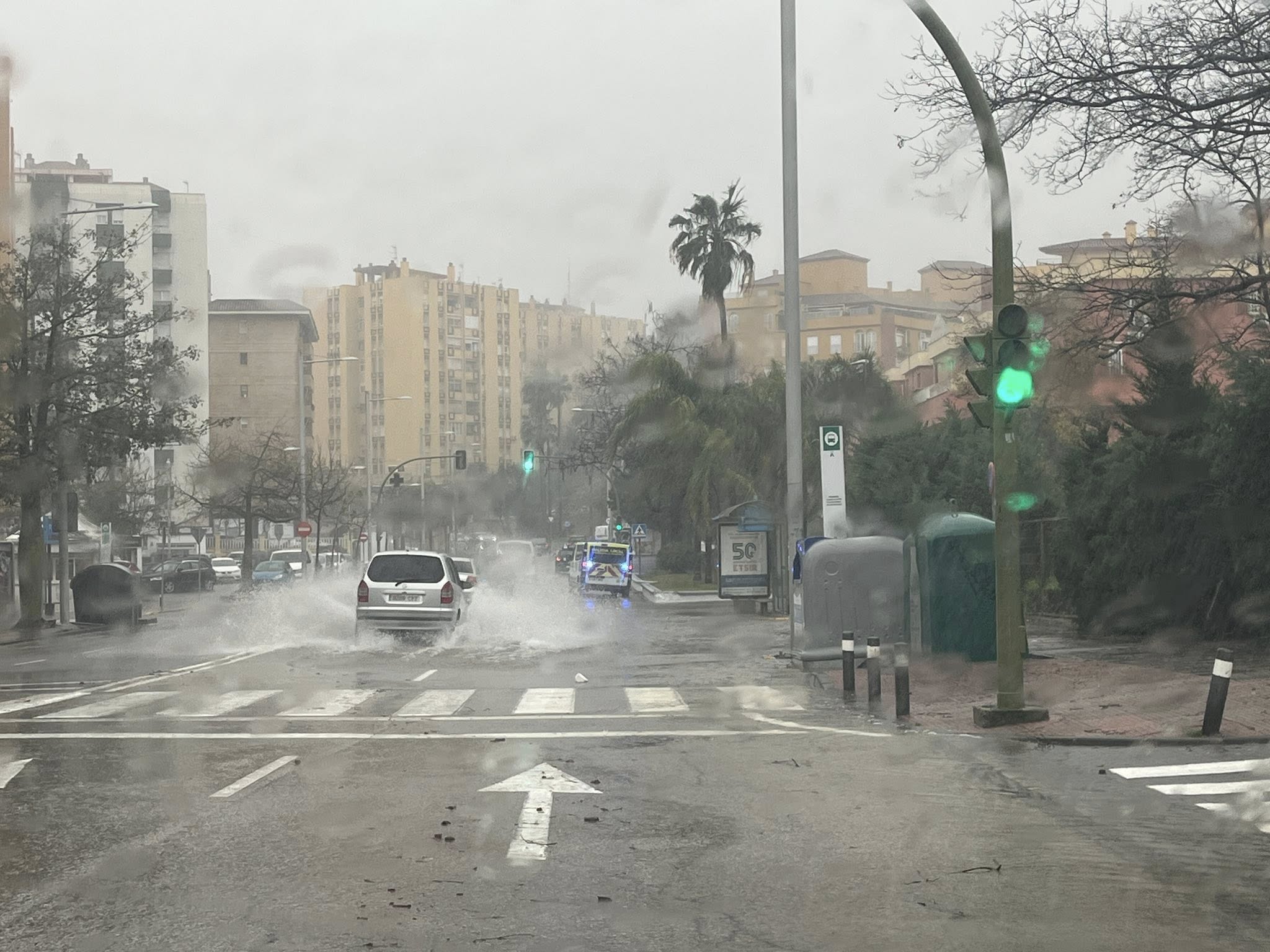 Caída de ramas y bolsas de agua en algunas calles, las primeras incidencias registradas en Algeciras Caída de ramas y bolsas de agua en algunas calles, las primeras incidencias registradas en Algeciras