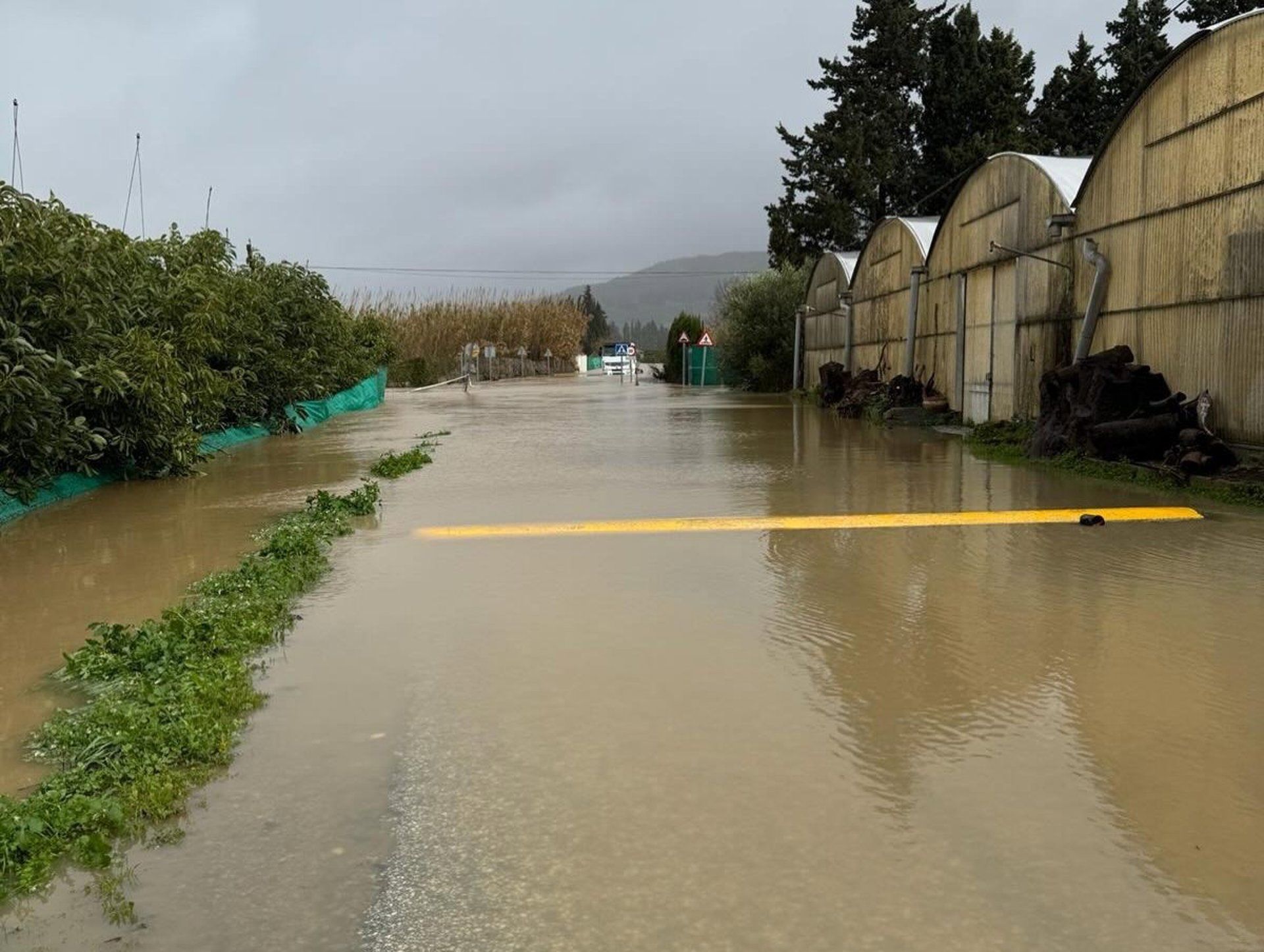 Una imagen de las consecuencias de la borrasca Kristin en Casares. - FB AYUNTAMIENTO CASARES