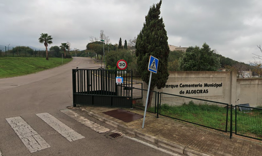 Parque cementerio municipal de Botafuegos, Algeciras. Imagen de Google Maps. 