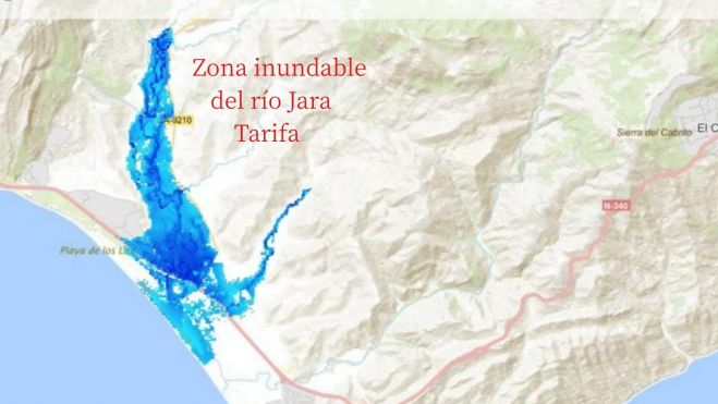 Zona inundable del río Jara MITECO. Imagen de Agaden. Zona inundable del río Jara MITECO. Imagen de Agaden.