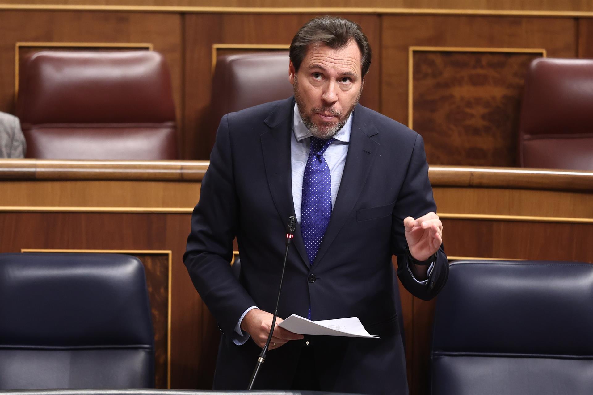 El Ministro Óscar Puente comparecerá el martes en el Congreso para informar del accidente ferroviario