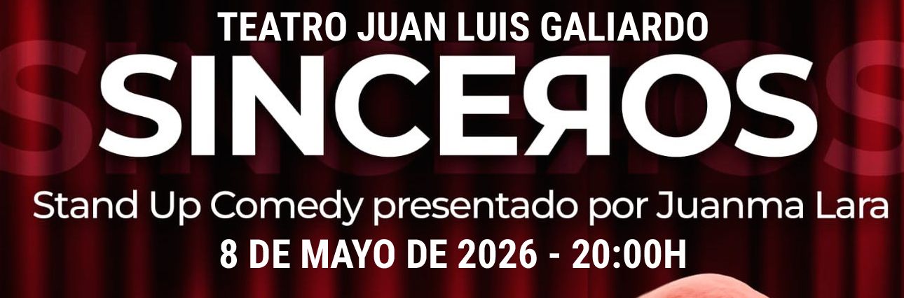 “Sinceros” abrirá el V Festival de Monólogos el 8 de mayo en el Teatro Juan Luis Galiardo