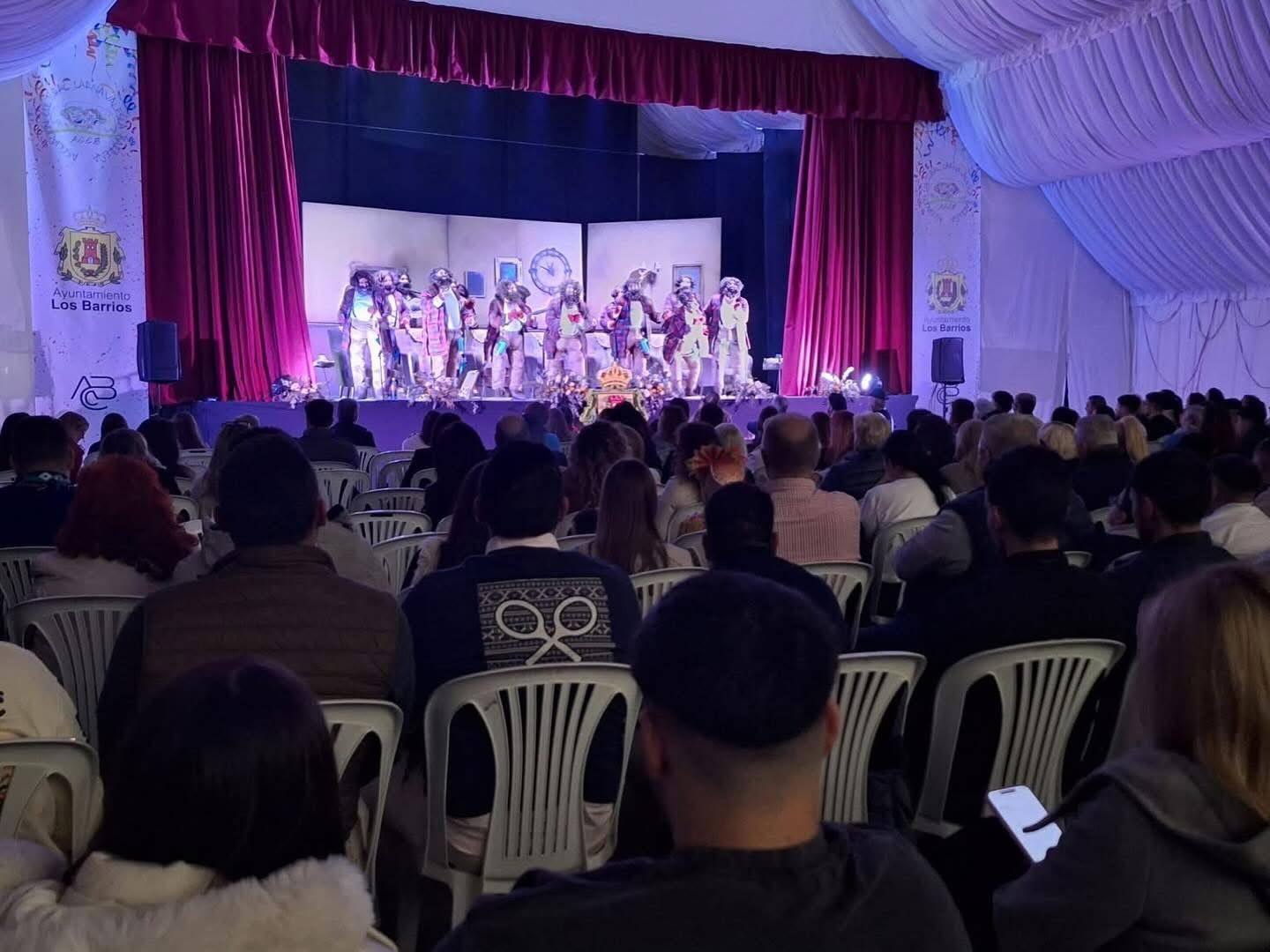 Imagen de una edición pasada. Los Barrios adelanta el Concurso de Agrupaciones de Carnaval por la llegada de una nueva borrasca