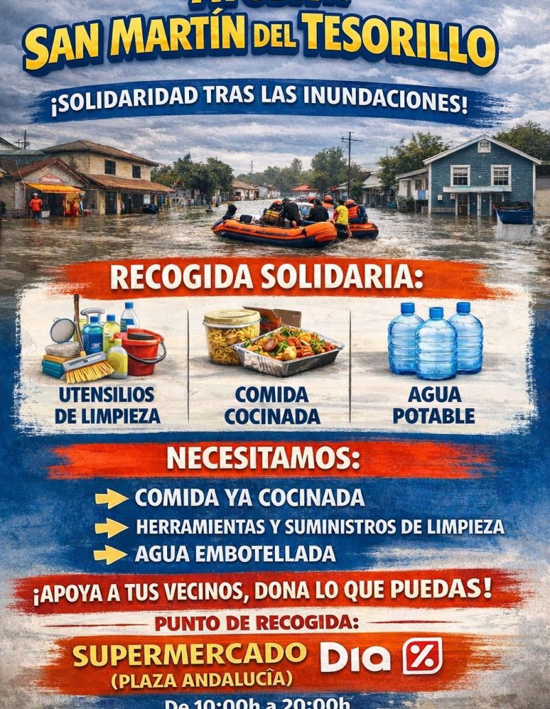 Una de las iniciativas solidarias. 