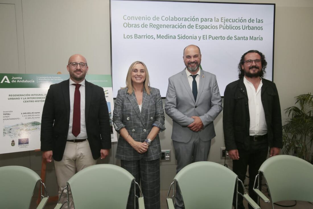 Firma convenios Los Barrios, Medina Sidonia y El Puerto (2)