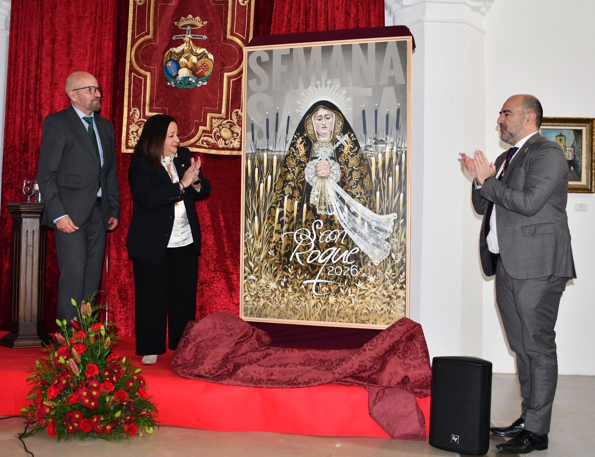 La Virgen del Mayor Dolor, protagonista del Cartel de Semana Santa 2026 de San Roque