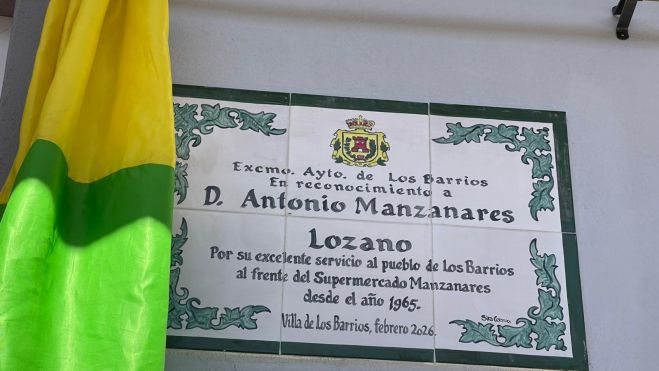 Placa conmemorativa.