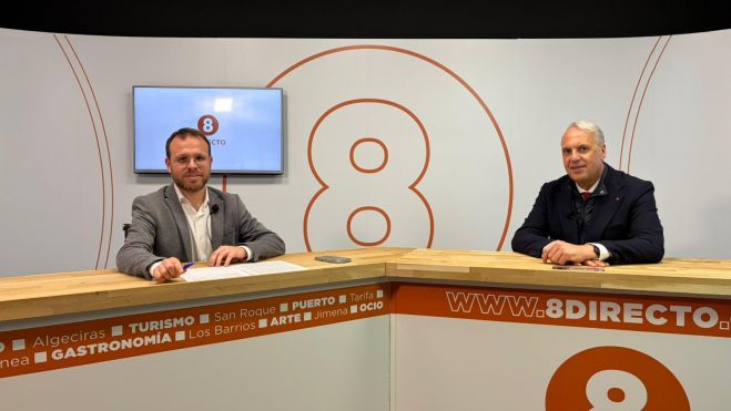 Juan Carlos Ruiz Boix, en el plató de 8Directo. 