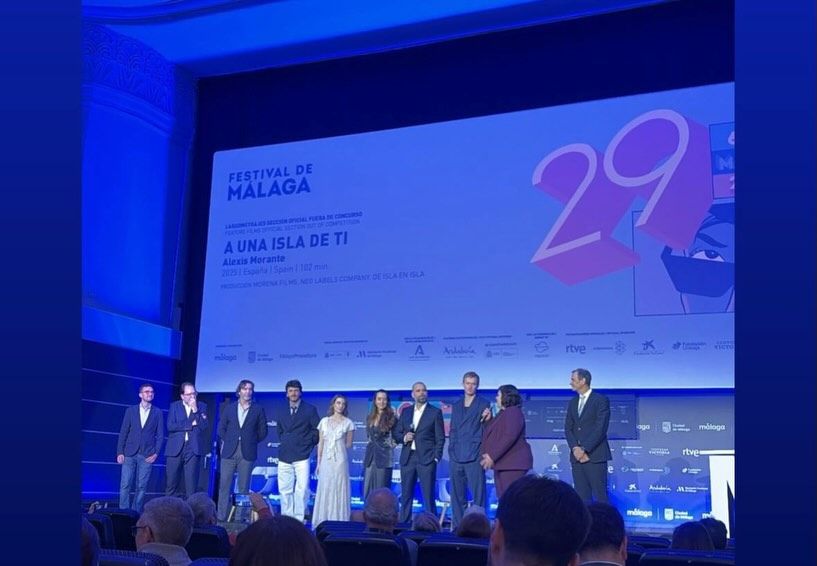 Alexis Morante presenta en el Festival de Málaga su nueva película 'A una isla de ti'