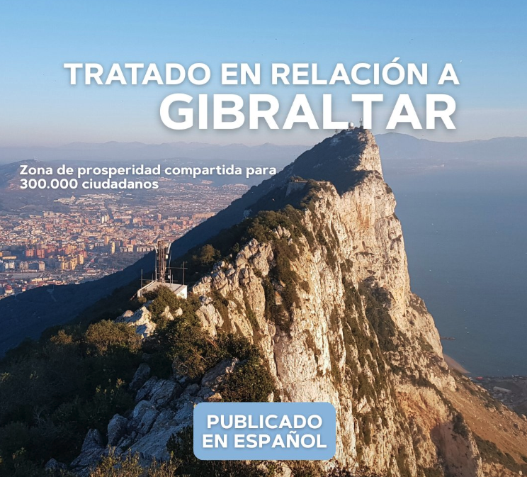 El Ministerio de Asuntos Exteriores publica el tratado sobre Gibraltar en español