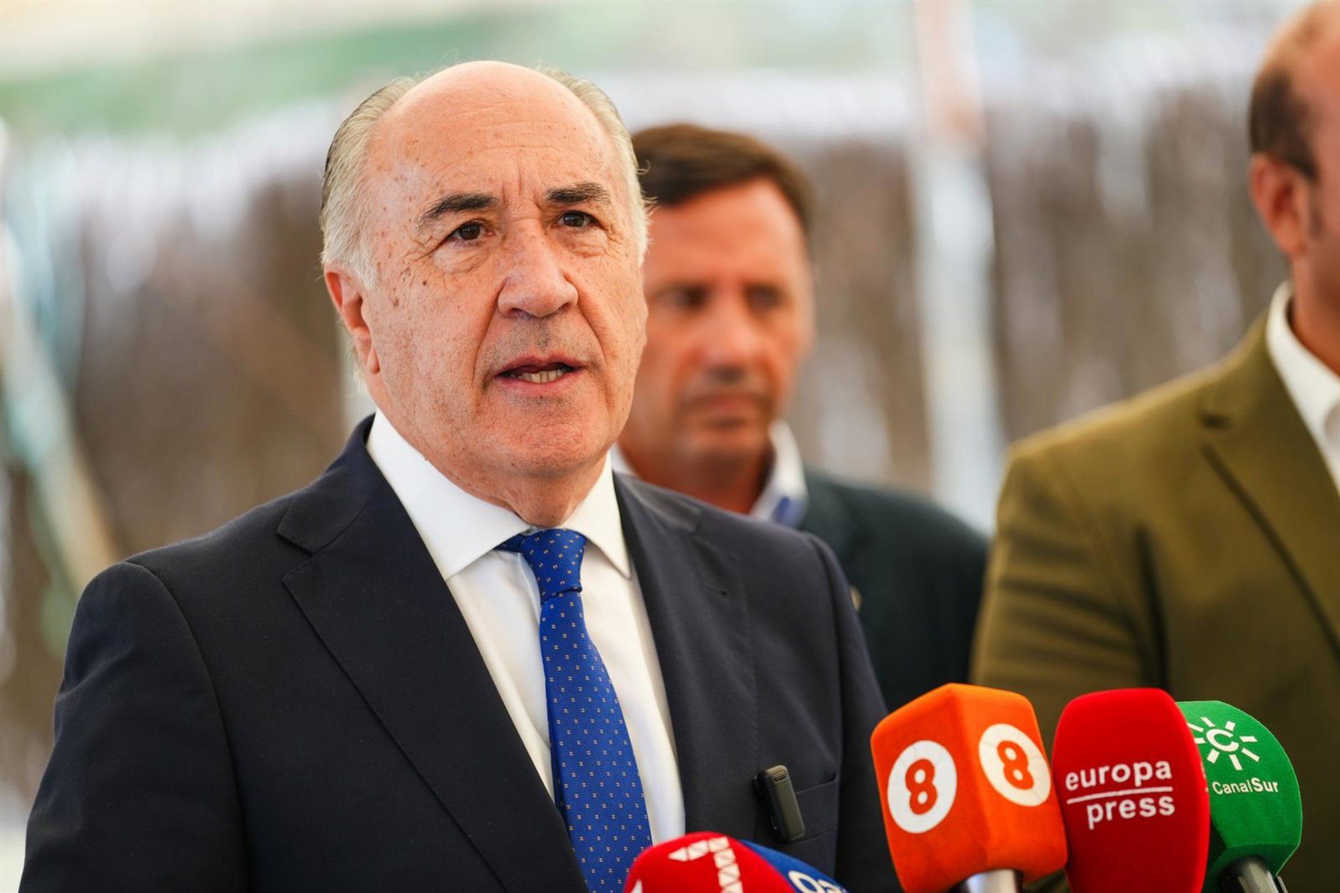 rchivo - Intervención del alcalde de Algeciras, José Ignacio Landaluce, a los medios en una imagen de archivo. - Francisco J. Olmo - Europa Press - Archivo