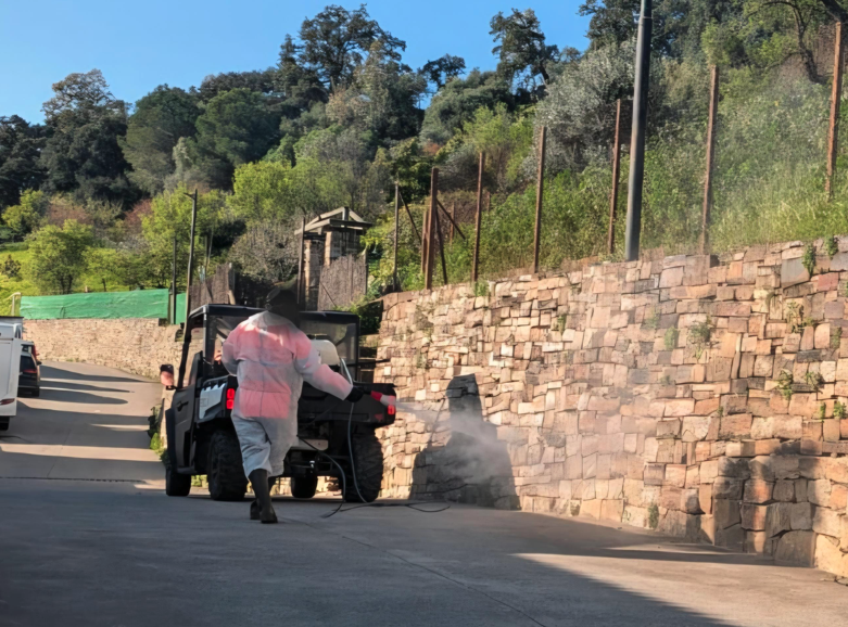 Agaden denuncia que el uso de herbicidas en Jimena puede estar afectando al río Hozgarganta