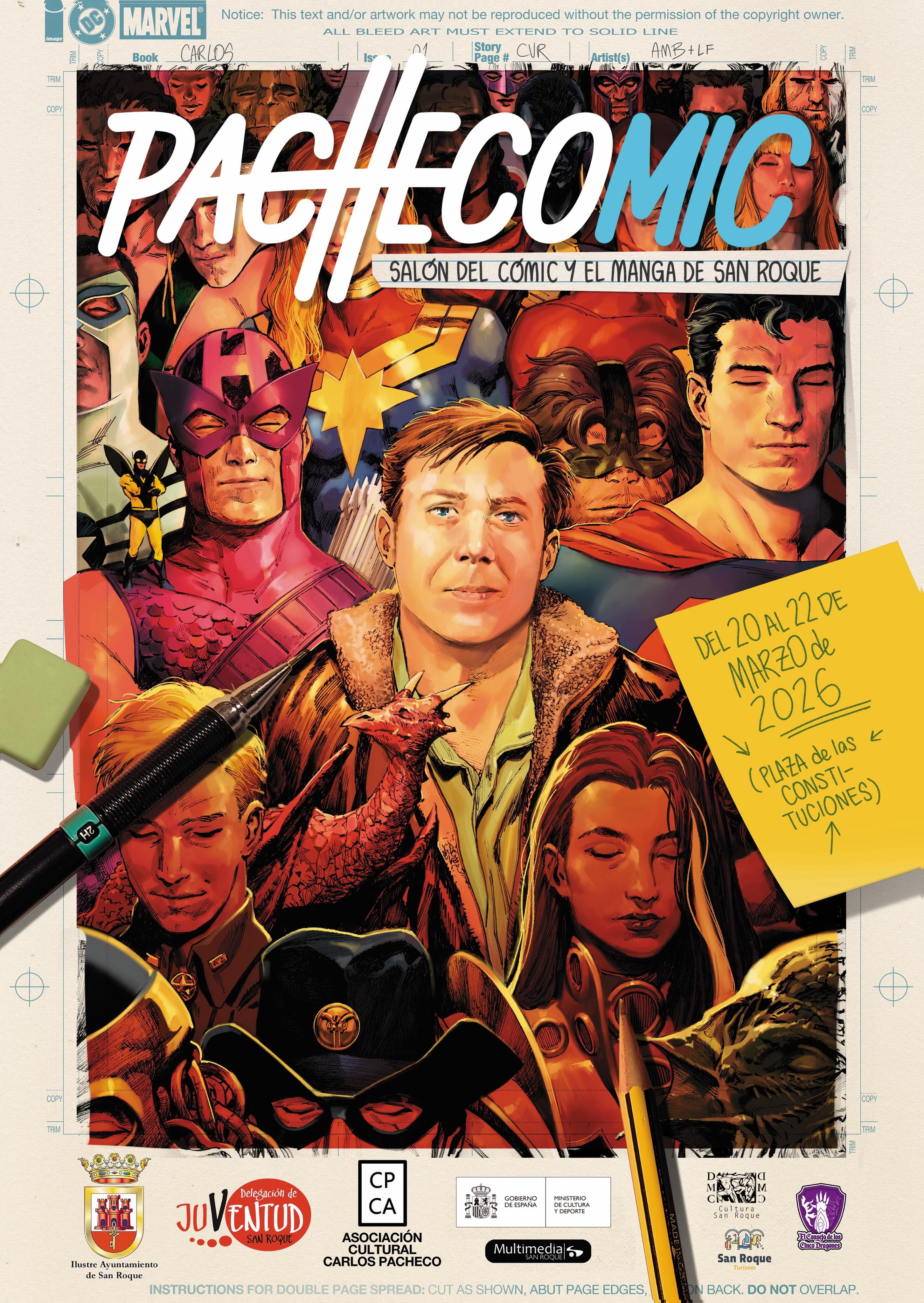 Pachecomic despega: tres días de cómic, actividades y espectáculo en San Roque. 