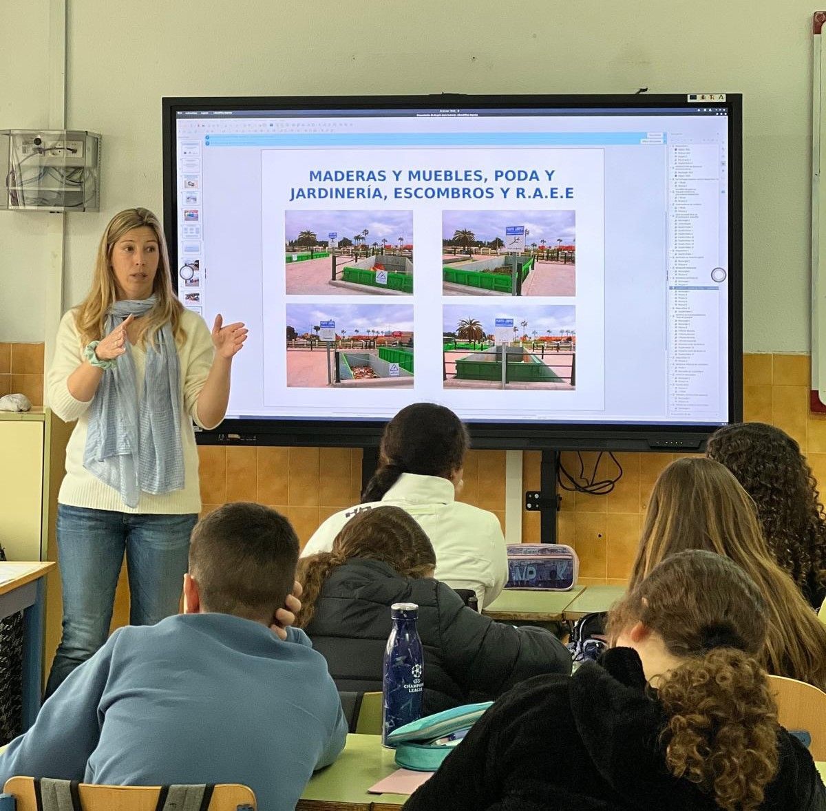Arcgisa culmina un programa de 'Sostenibilidad en materia de agua y residuos'  en institutos del municipio. 