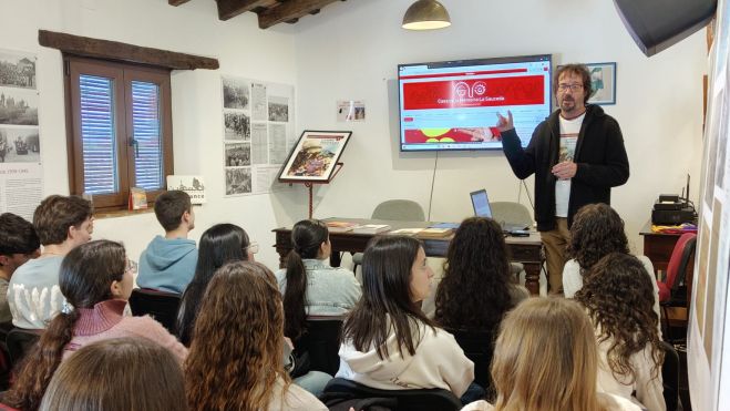 La actividad, en Jimena. La actividad, en Jimena.