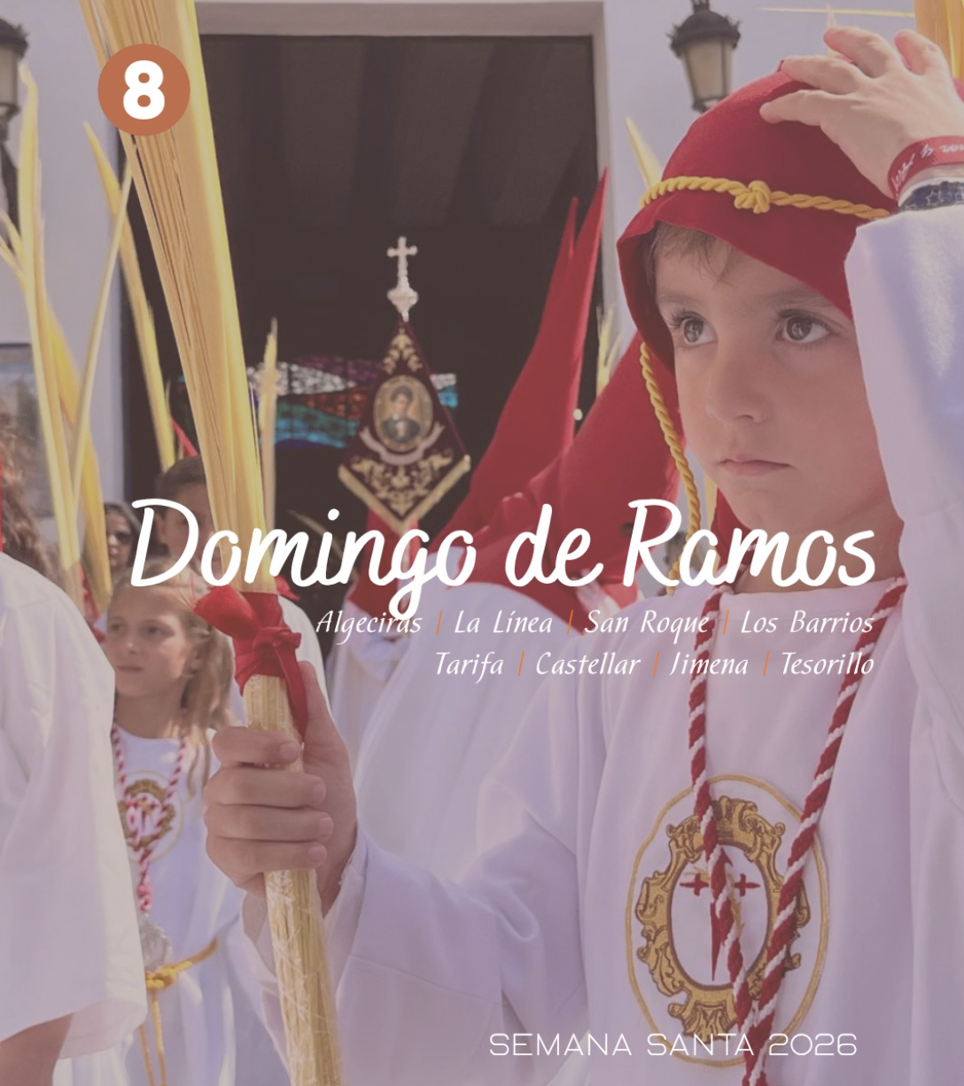 El Campo de Gibraltar entra de lleno en la Semana Santa con siete procesiones este Domingo de Ramos