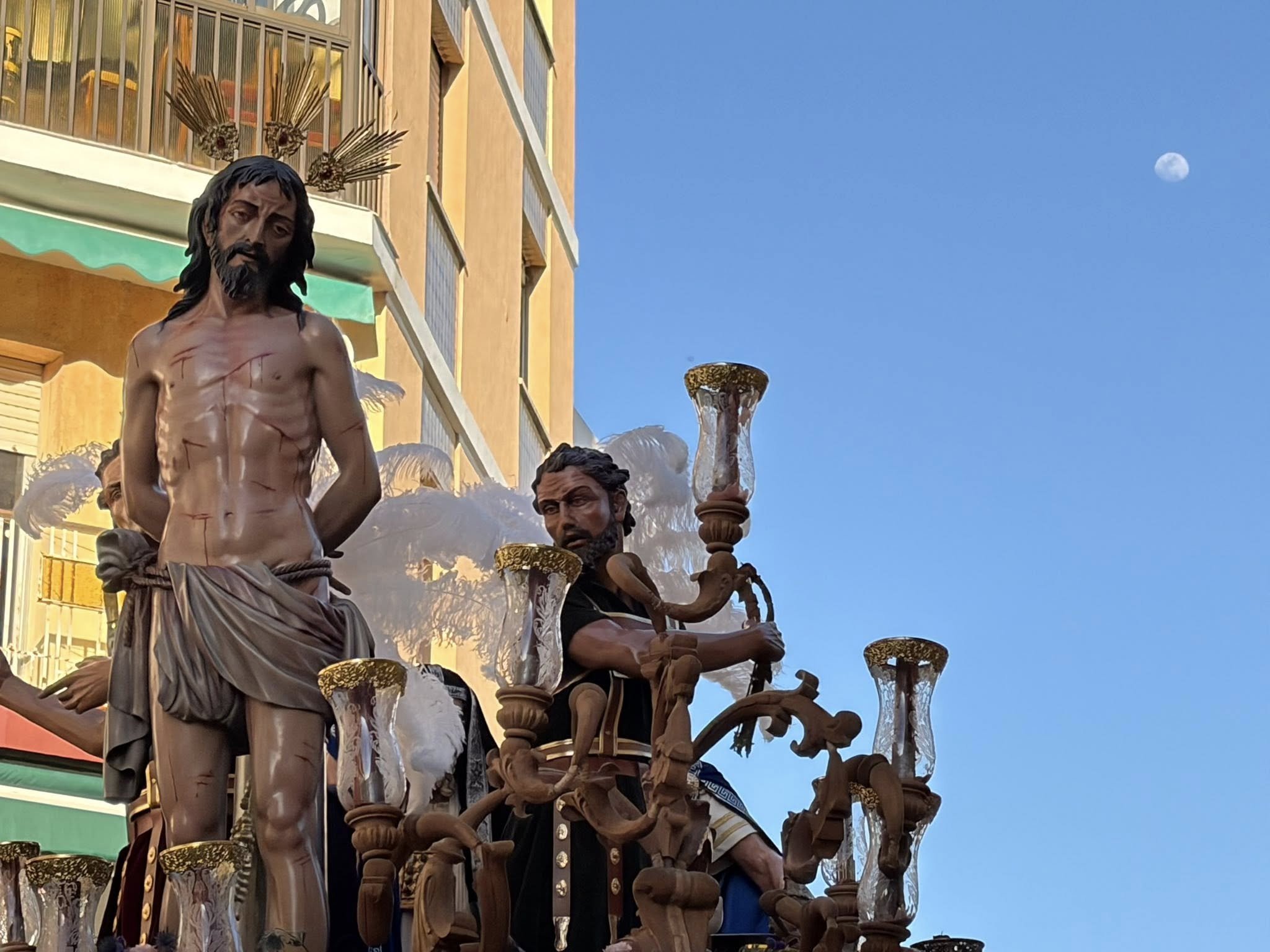 Flagelación y Estrella torna de dolor y reflexión el Domingo de Ramos de La Línea