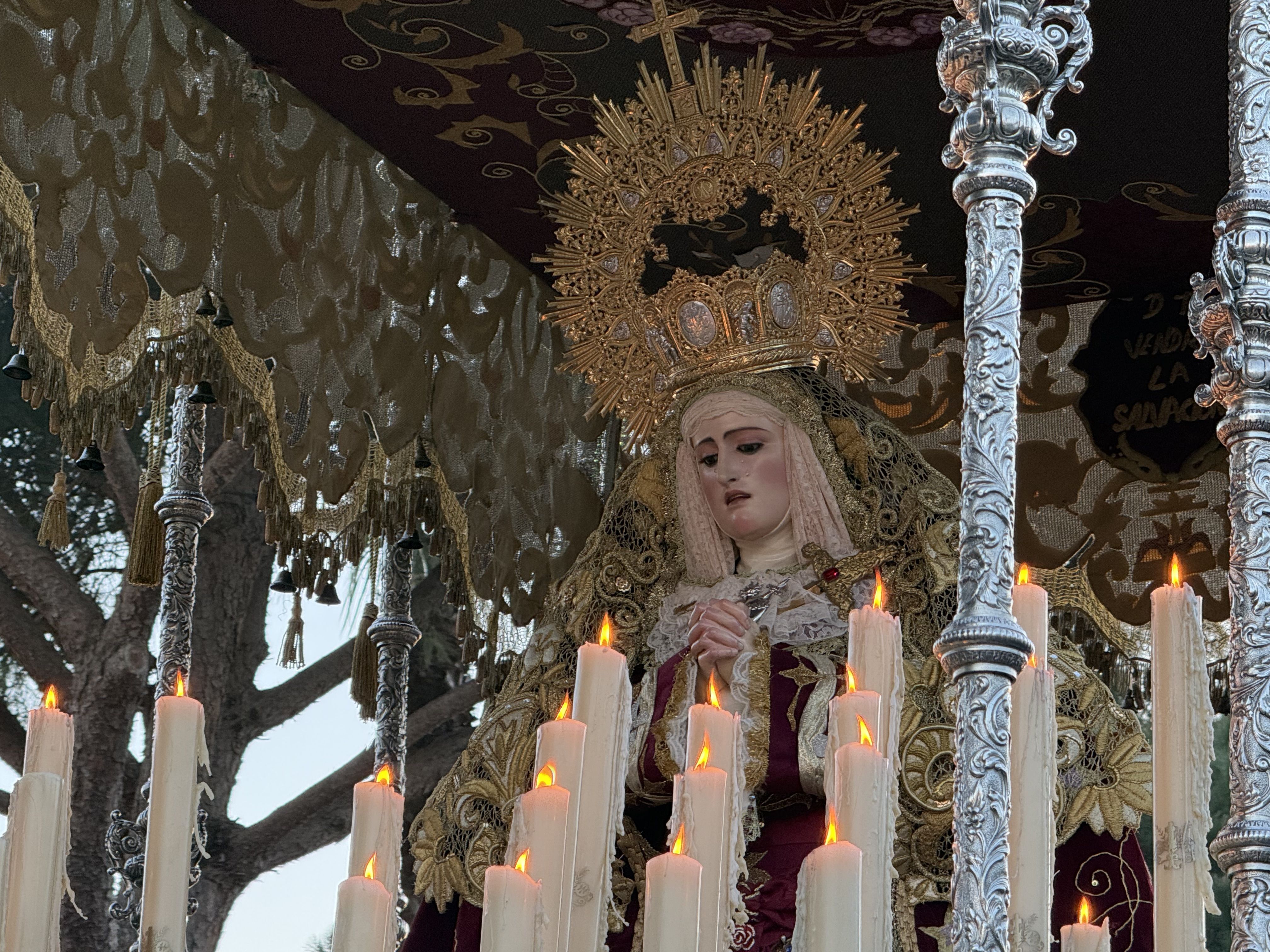 Virgen del Mayor Dolor en el Lunes Santo / Foto: Amparo Carmona
