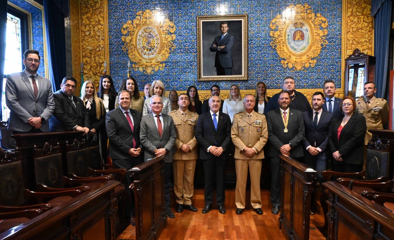 Algeciras da la bienvenida al Grupo de Regulares de Ceuta número 54