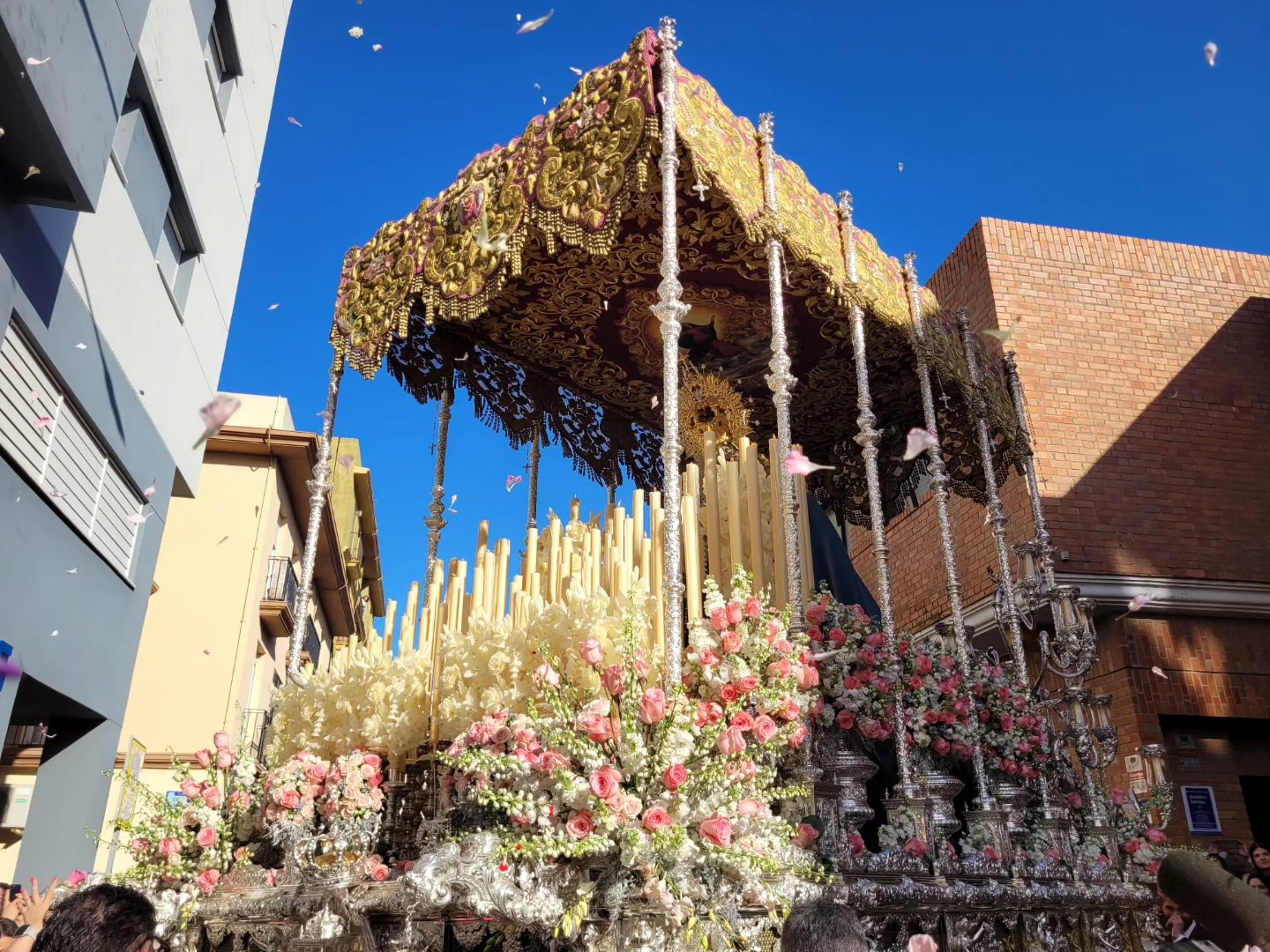 Pétalos, emoción y fe: el Miércoles Santo florece en San José con la salida de la Oración y Amor