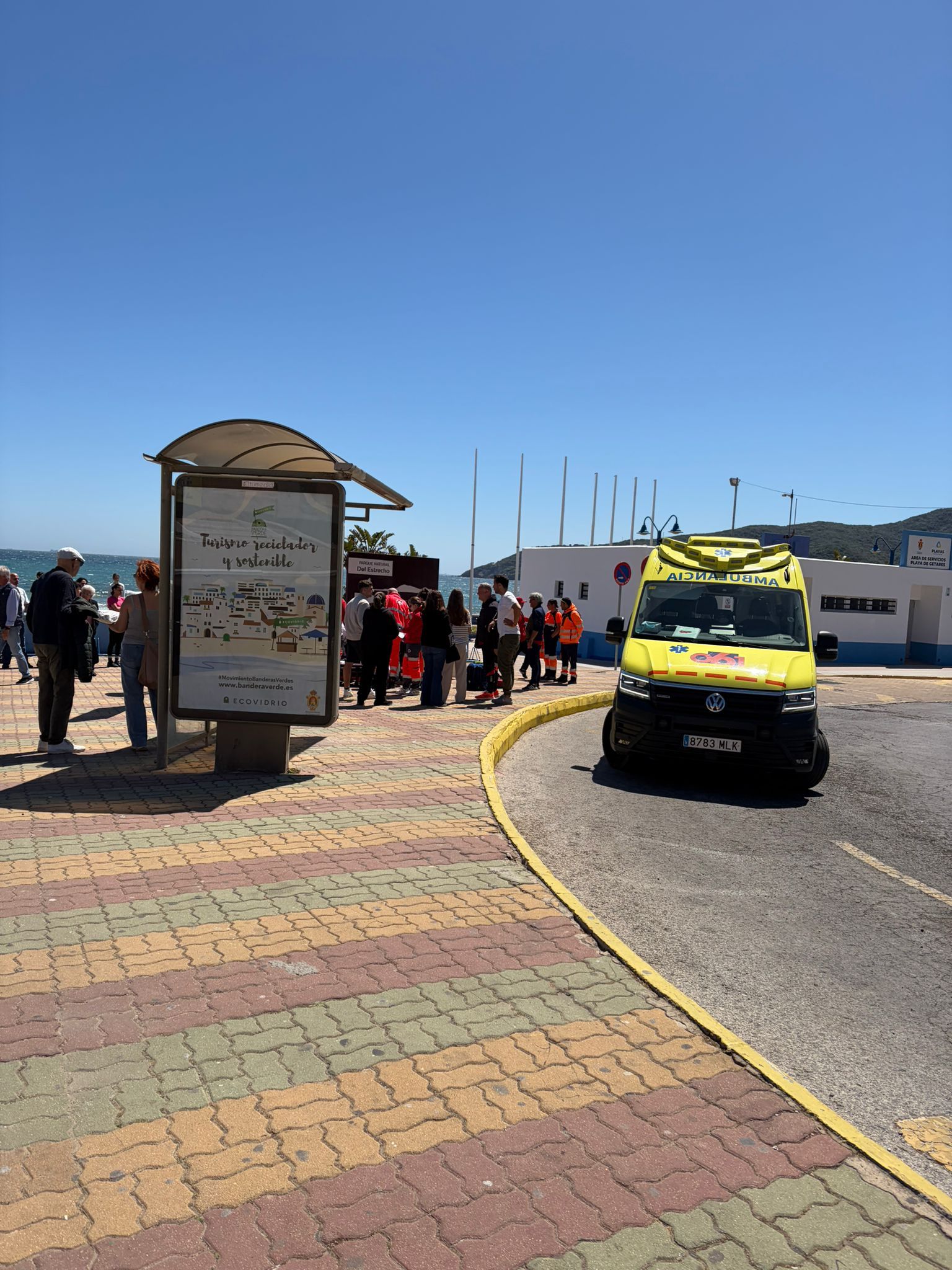 Cruz Roja realiza dos intervenciones en Getares durante la Semana Santa Cruz Roja realiza dos intervenciones en Getares durante la Semana Santa