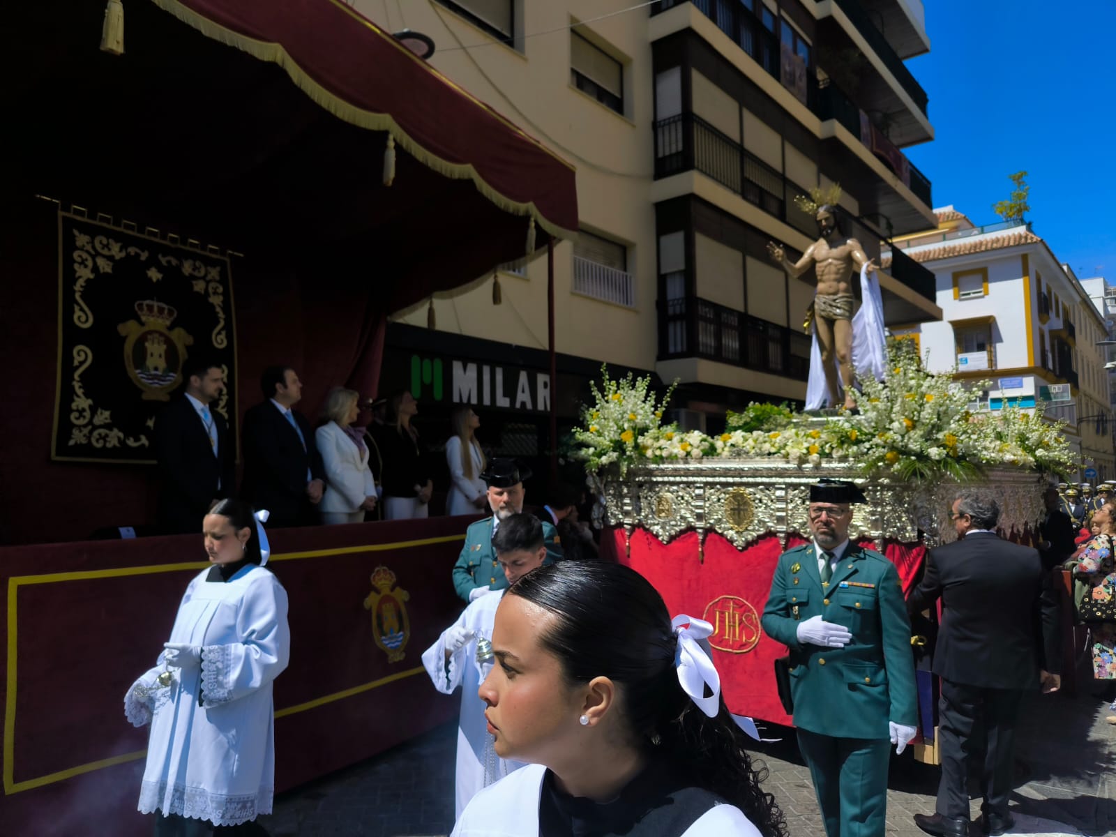 El Resucitado pone el broche final a la Semana Santa de Algeciras