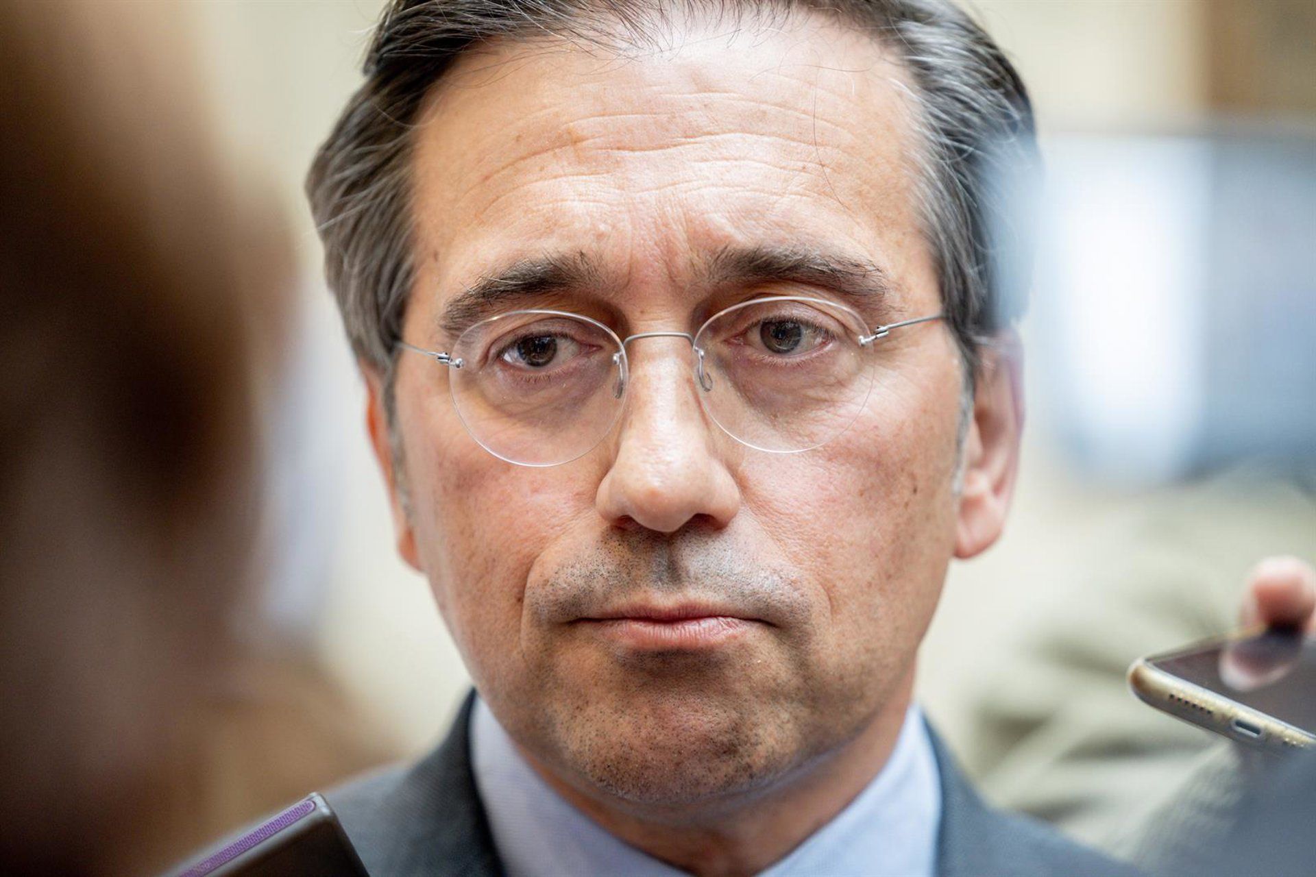 Albares se congratula de la posible aplicación provisional del acuerdo con Gibraltar a partir del 15 de julio. Foto: Ricardo Rubio - Europa Press