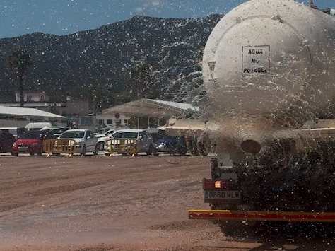 Los Barrios mejora la superficie del recinto ferial con una inversión de 43.560 euros