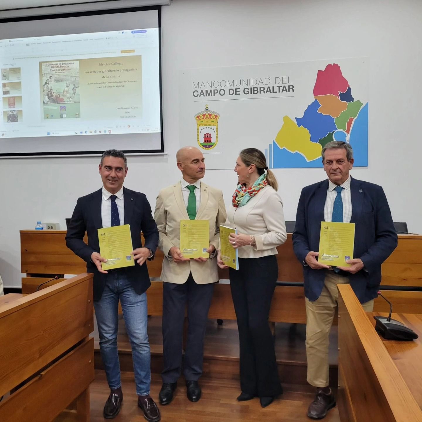 La cultura y la investigación campogibraltareñas salen a relucir en la presentación de Almoraima 64