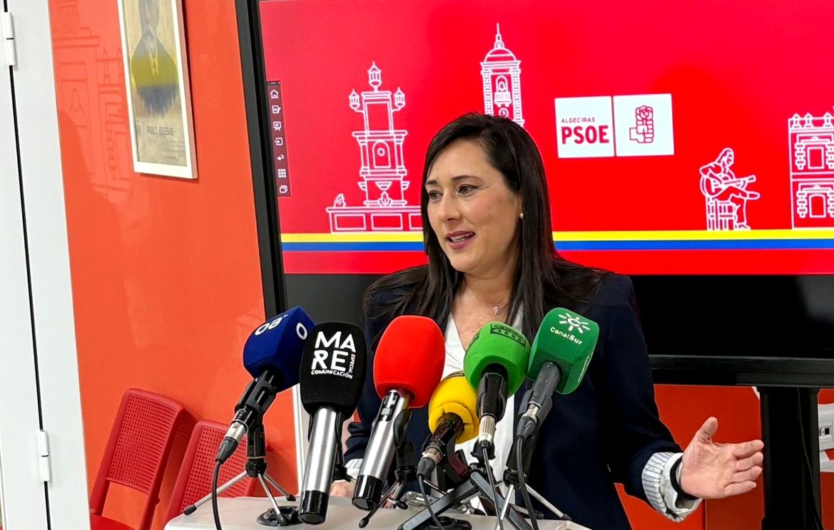 La secretaria general del PSOE de Algeciras y portavoz municipal, Rocío Arrabal. Imagen de archivo. 