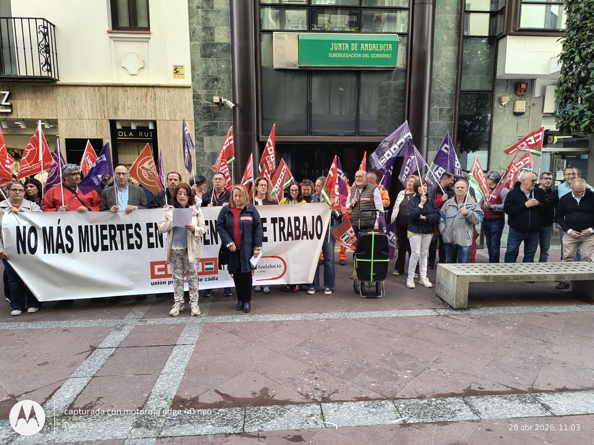 CCOO y UGT alertan de una siniestralidad "inaceptable" y reclaman más prevención en el Campo de Gibraltar