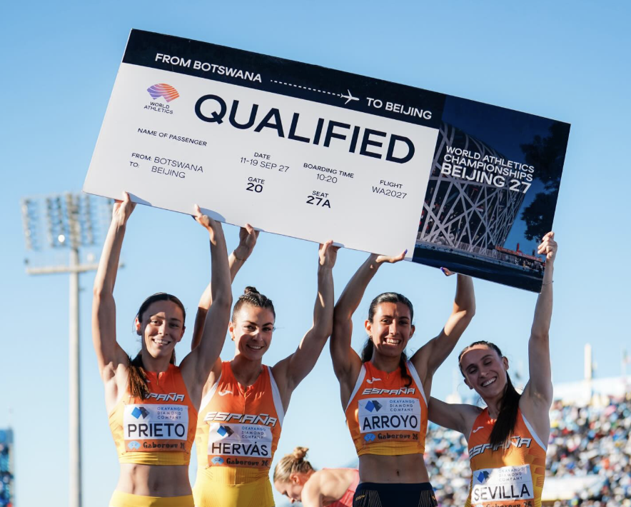 La barreña Ana Prieto lleva a España a la final del 4x400 en los World Relays y asegura el Mundial de 2027