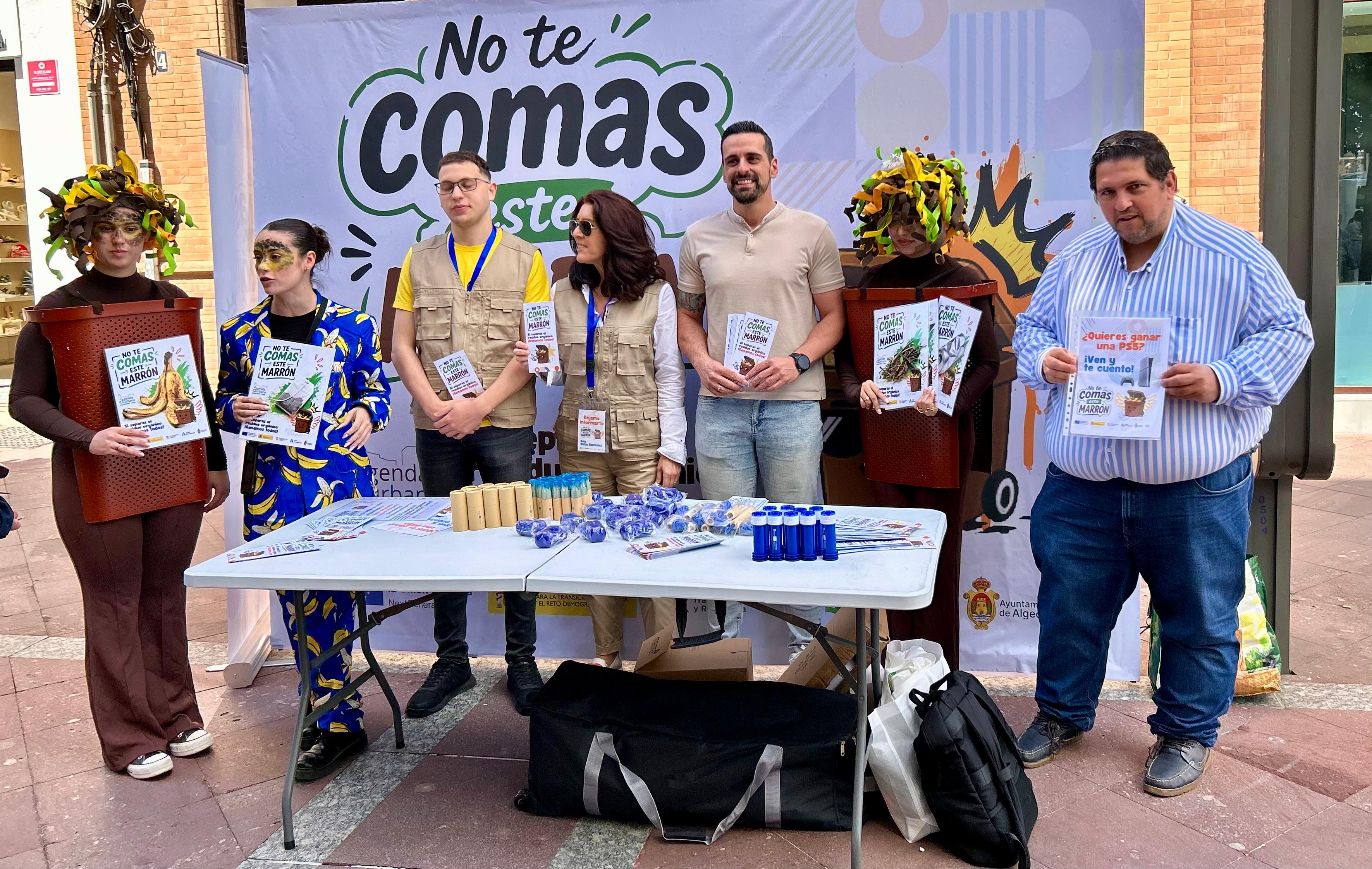 Comienza en Algeciras la campaña de concienciación sobre la recogida de los biorresiduos domésticos