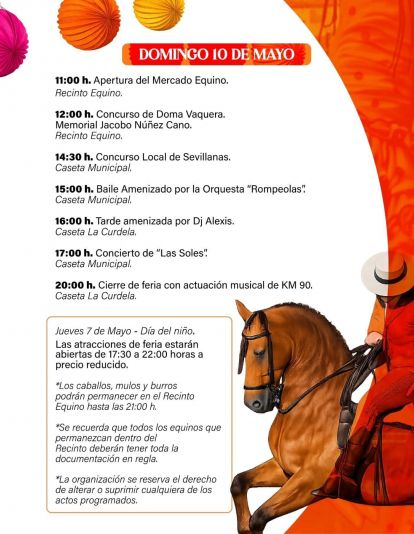 Jimena de la Frontera: clausura de la Feria de Mayo