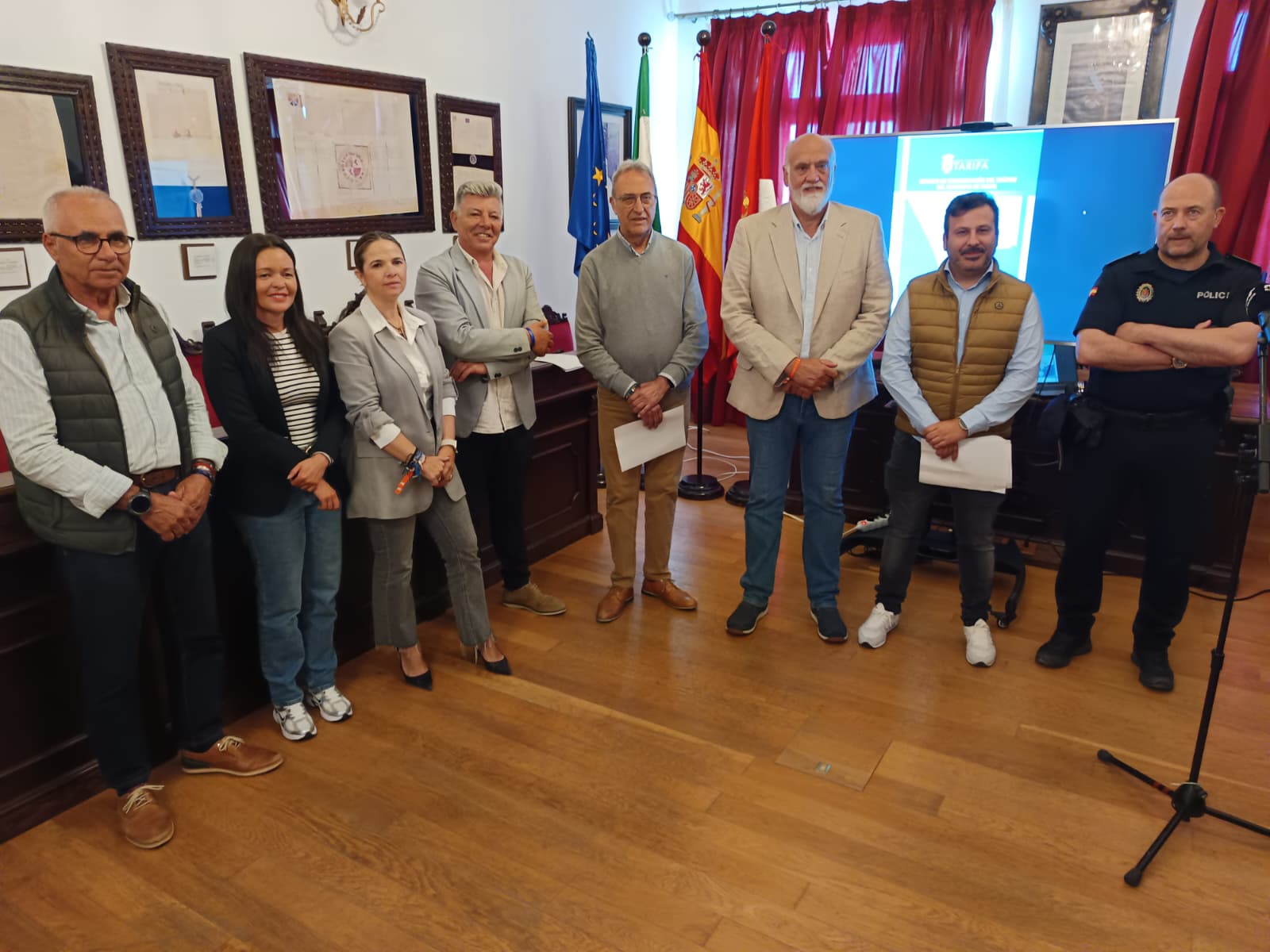 Presentación estudio de tráfico en Tarifa. Diputación propone implementar Zona de Bajas Emisiones ante la situación del tráfico y estacionamiento