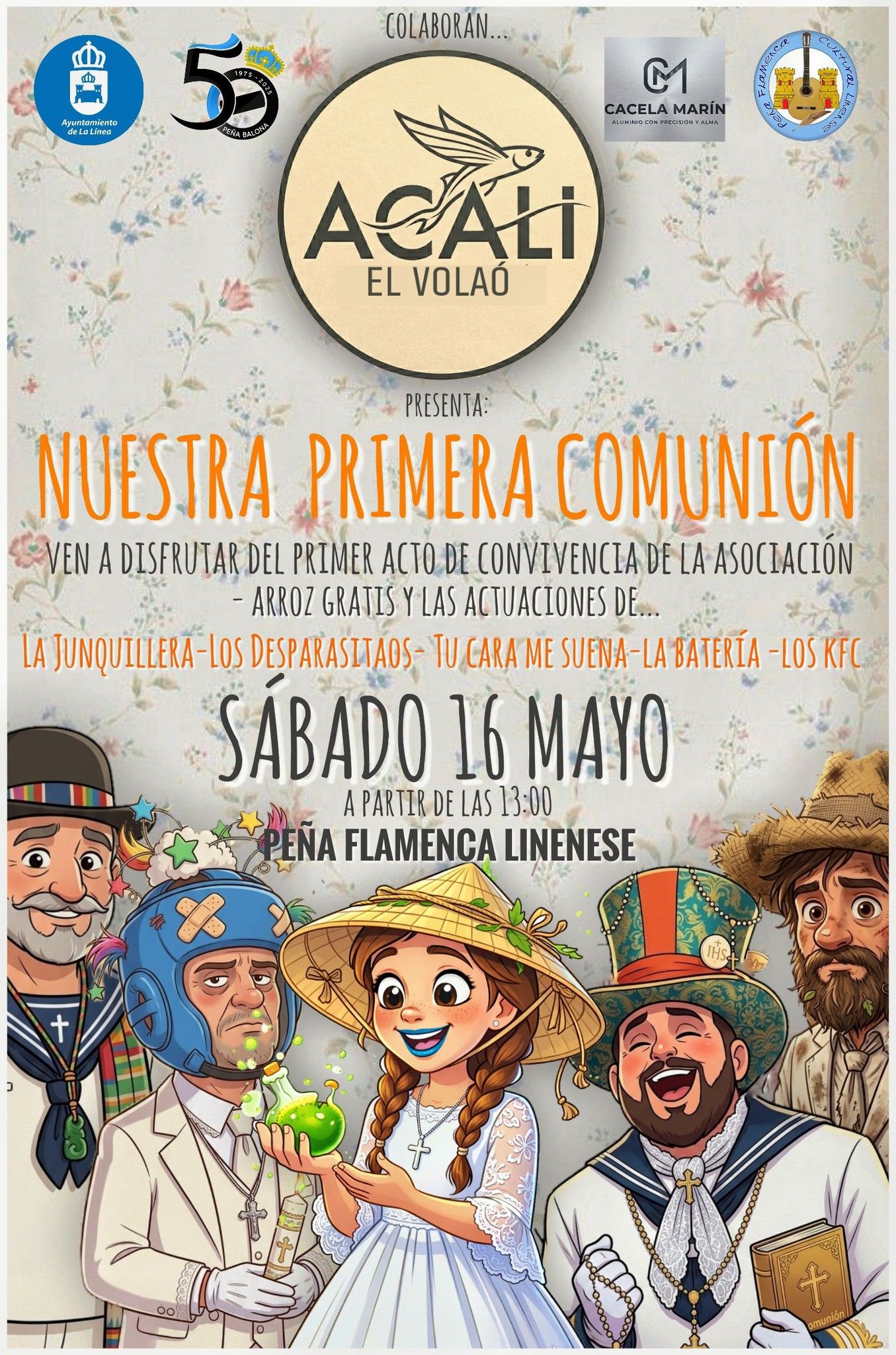  'Acali El Volaó' organiza su primera jornada de convivencia en la Peña Flamenca de La Línea