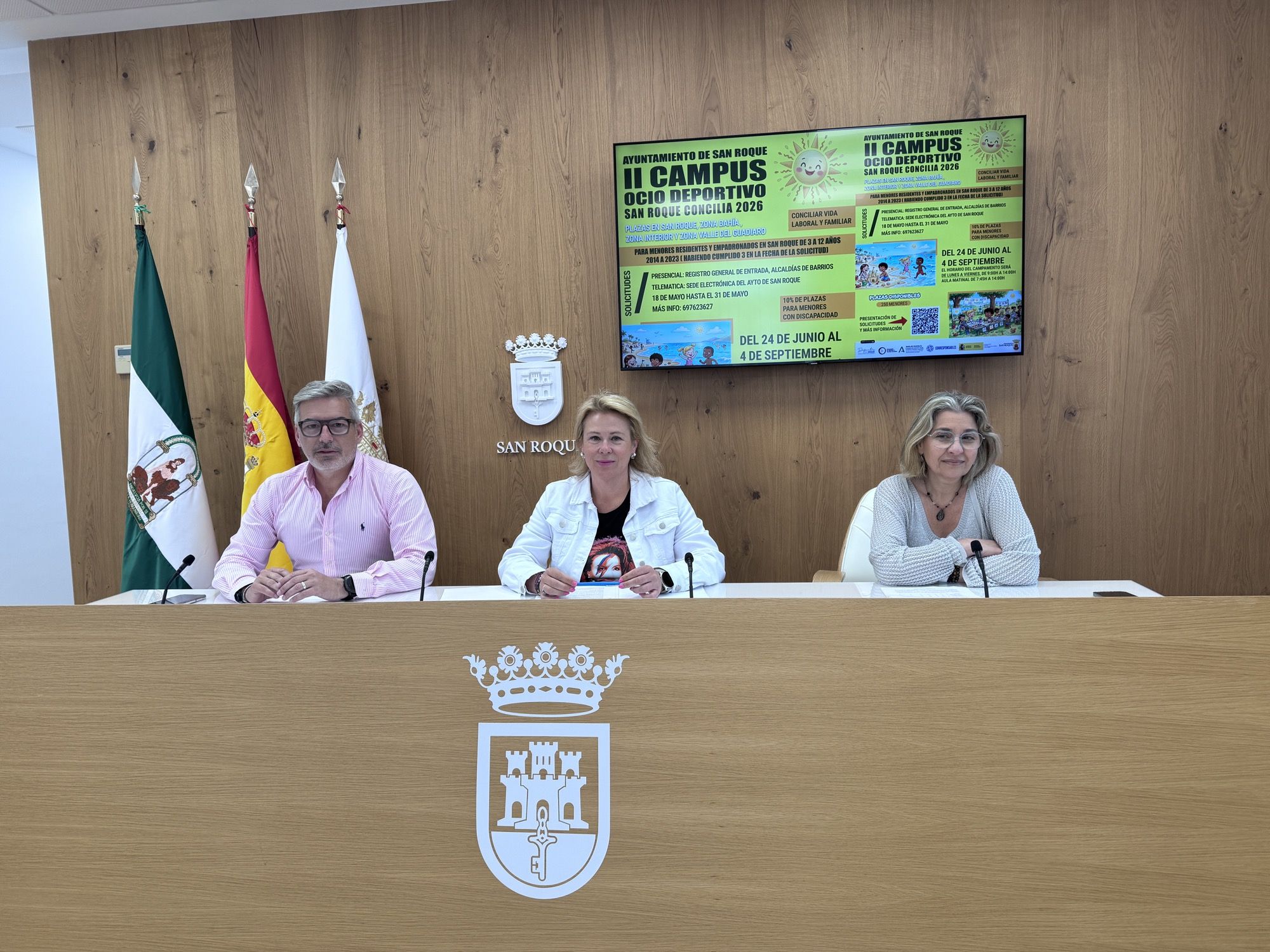 San Roque presenta el II Campus Ocio Deportivo Concilia 2026 con 250 plazas para menores