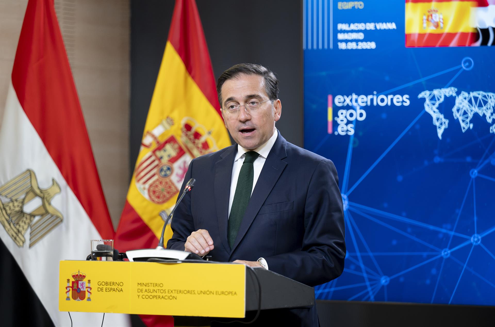 El ministro de Asuntos Exteriores, Unión Europea y Cooperación, José Manuel Albares - Alberto Ortega - Europa Press
