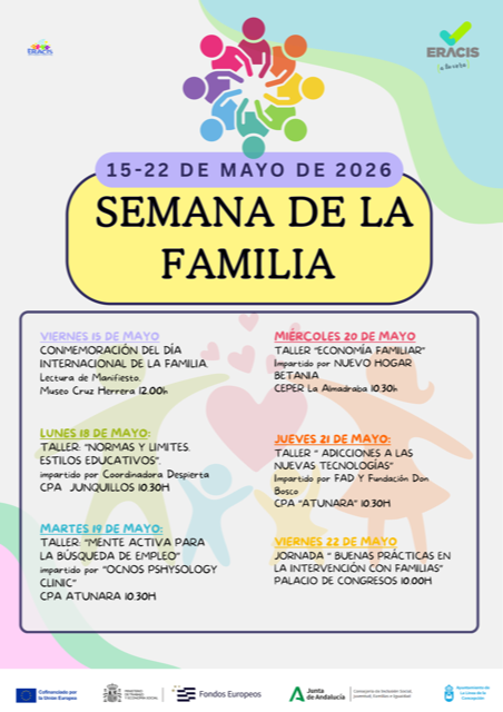 Cartel Semana de la Familia del Ayuntamiento de La Línea. Cartel Semana de la Familia del Ayuntamiento de La Línea.