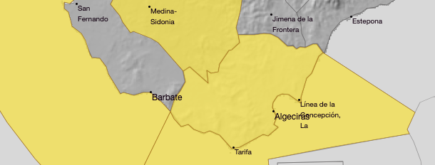 El Estrecho estará este jueves y viernes bajo aviso amarillo por fuertes rachas de viento de hasta 80 km/h El Estrecho estará este jueves y viernes bajo aviso amarillo por fuertes rachas de viento de hasta 80 km/h