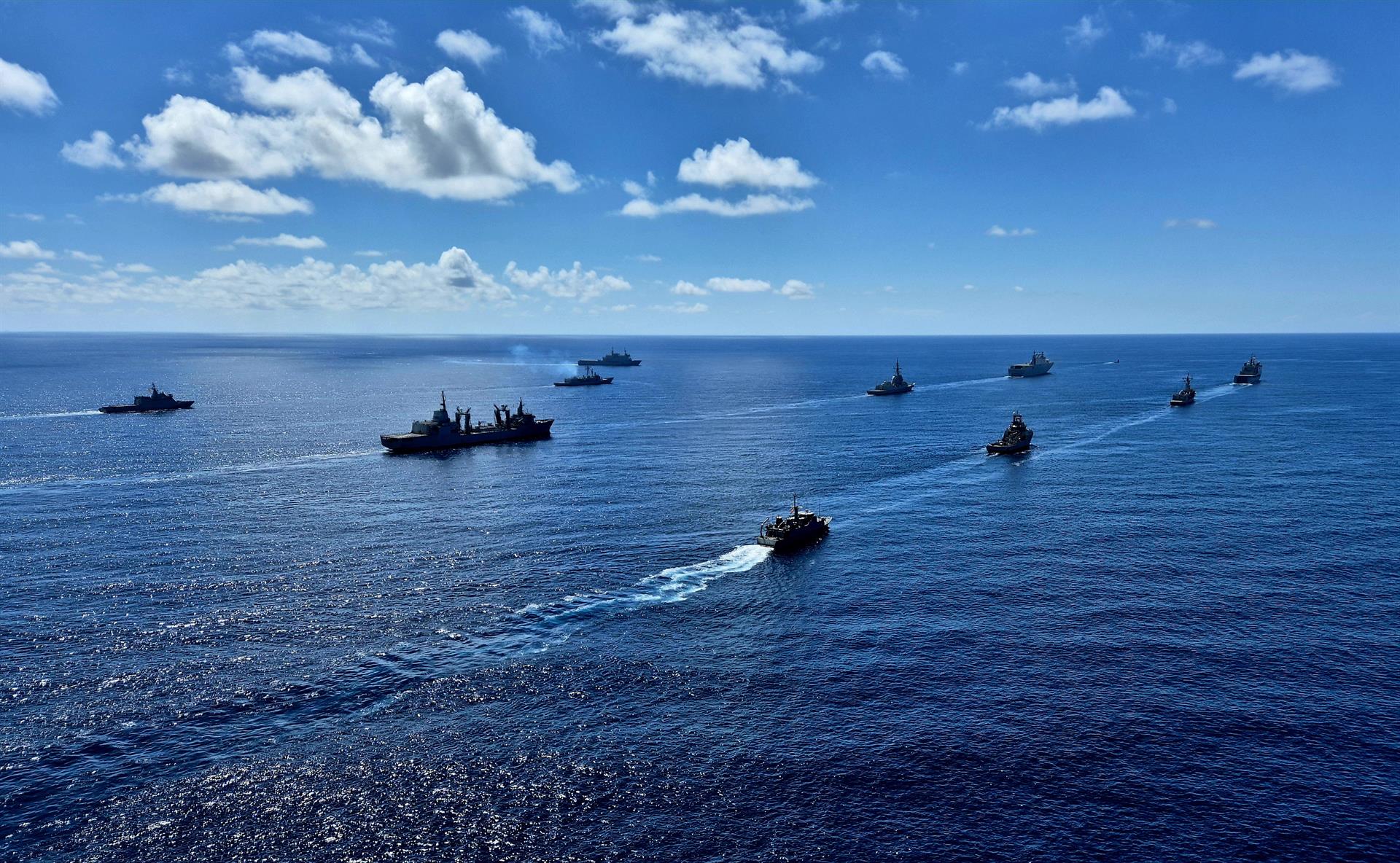 Buques participantes en el ejercicio Flotex-26 de la Armada - ARMADA