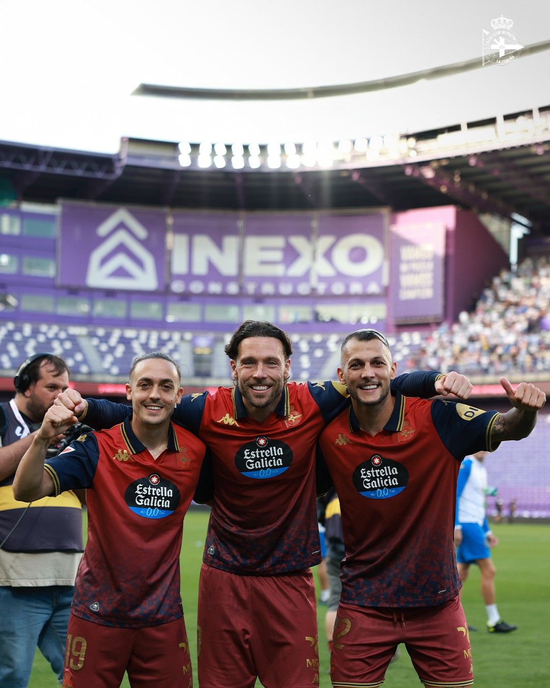 El Deportivo del sanroqueño Stoichkov consigue ascender a Primera División. Foto: Deportivo de la Coruña.