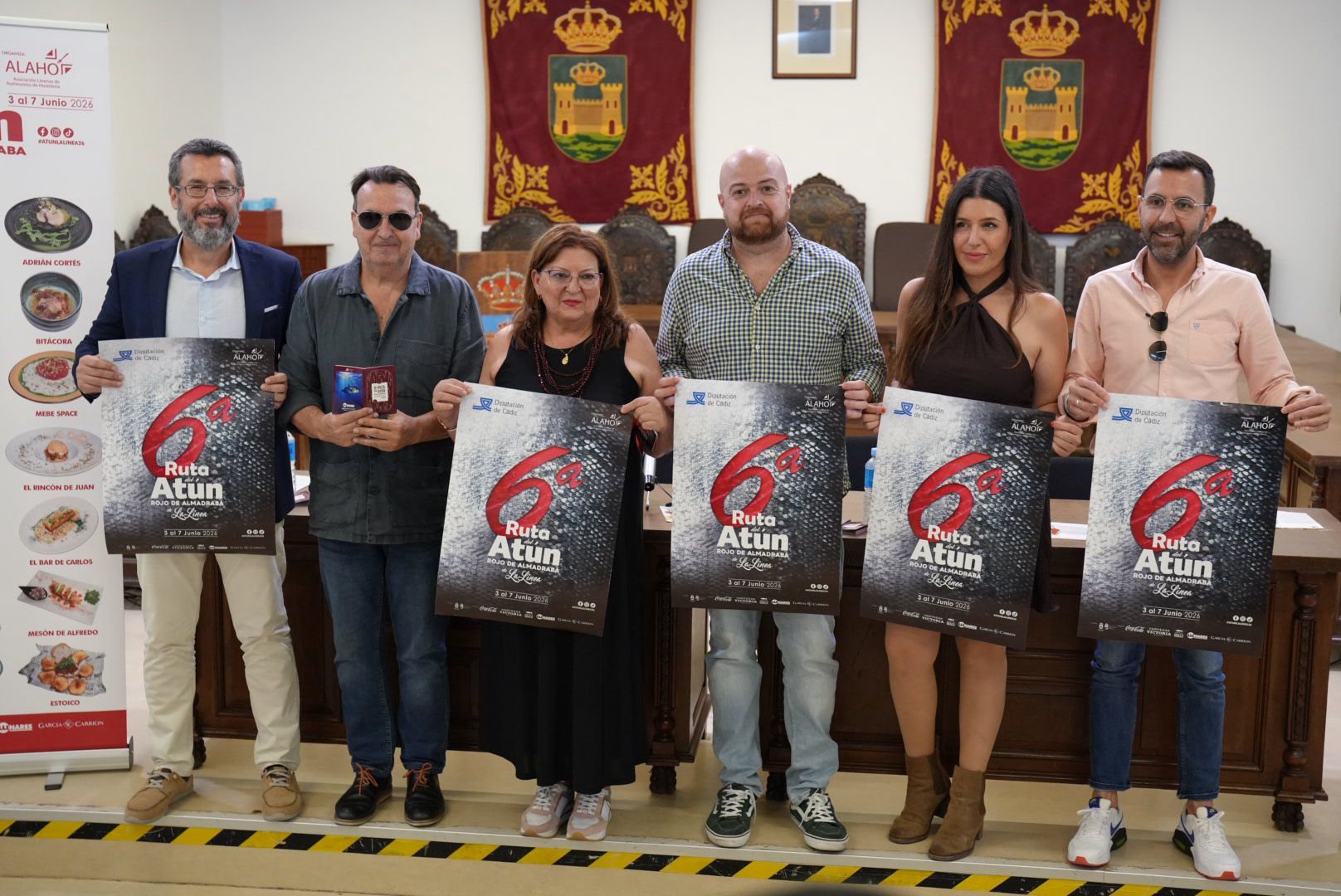 Imagen de la presentación de la VI Ruta del Atún Rojo de Almadraba, que se celebra en La Línea del 3 al 7 de junio