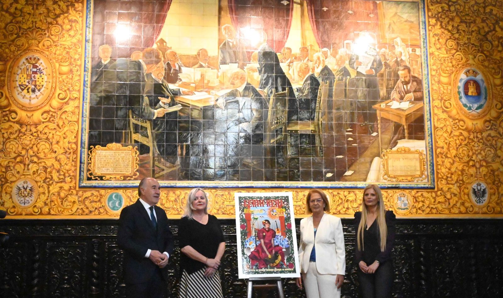 Algeciras ya tiene cartel anunciador de la Feria Real, obra de Marga Guinea