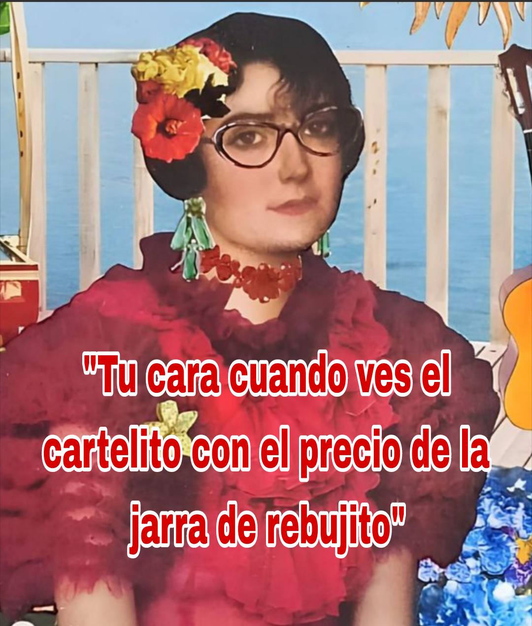 Creación difundida en redes sociales en referencia al cartel de la feria algecireña.